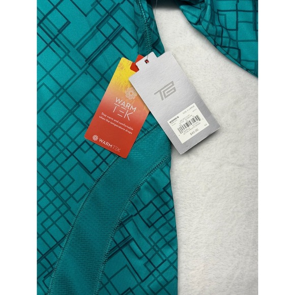 Tek Gear Warm Tek Women's XL Teal NWT Quarter Zip Retail $40 Activewear - Picture 4 of 9